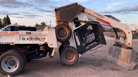 skid steer loading without ramps|heavy equipment trailer ramps.